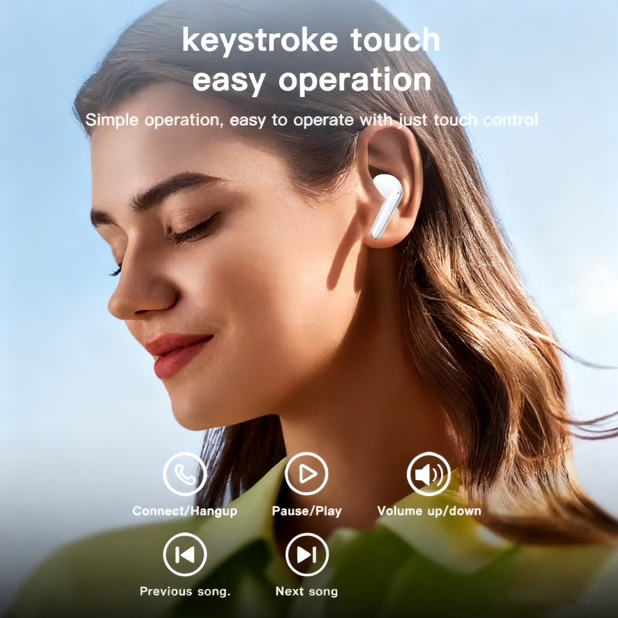 Smart Watch with Earbuds Waterproof Realtime Translation-Dreamlock