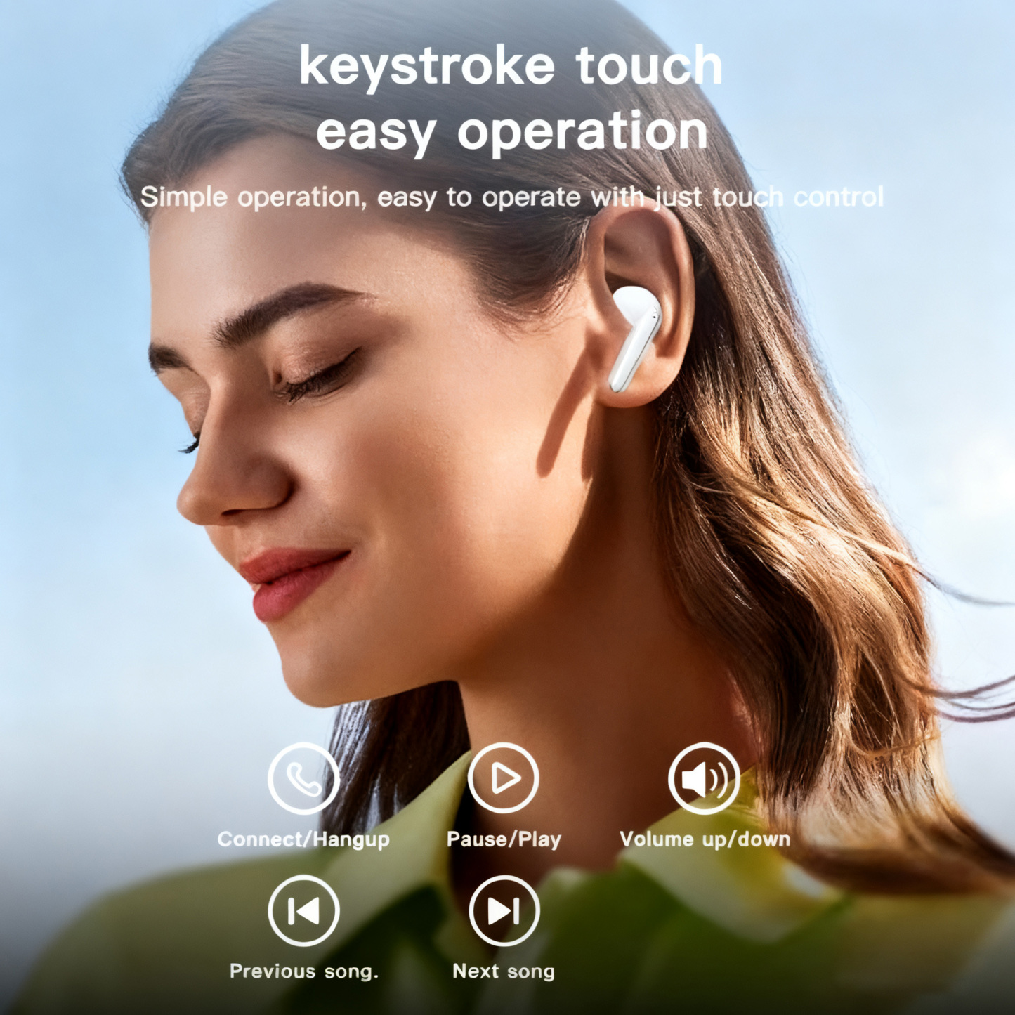 Smart Watch with Earbuds Waterproof Realtime Translation-Dreamlock