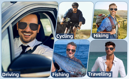 Smart Bluetooth Glasses with Open-Ear Audio Free Hand Calls-Dreamlock