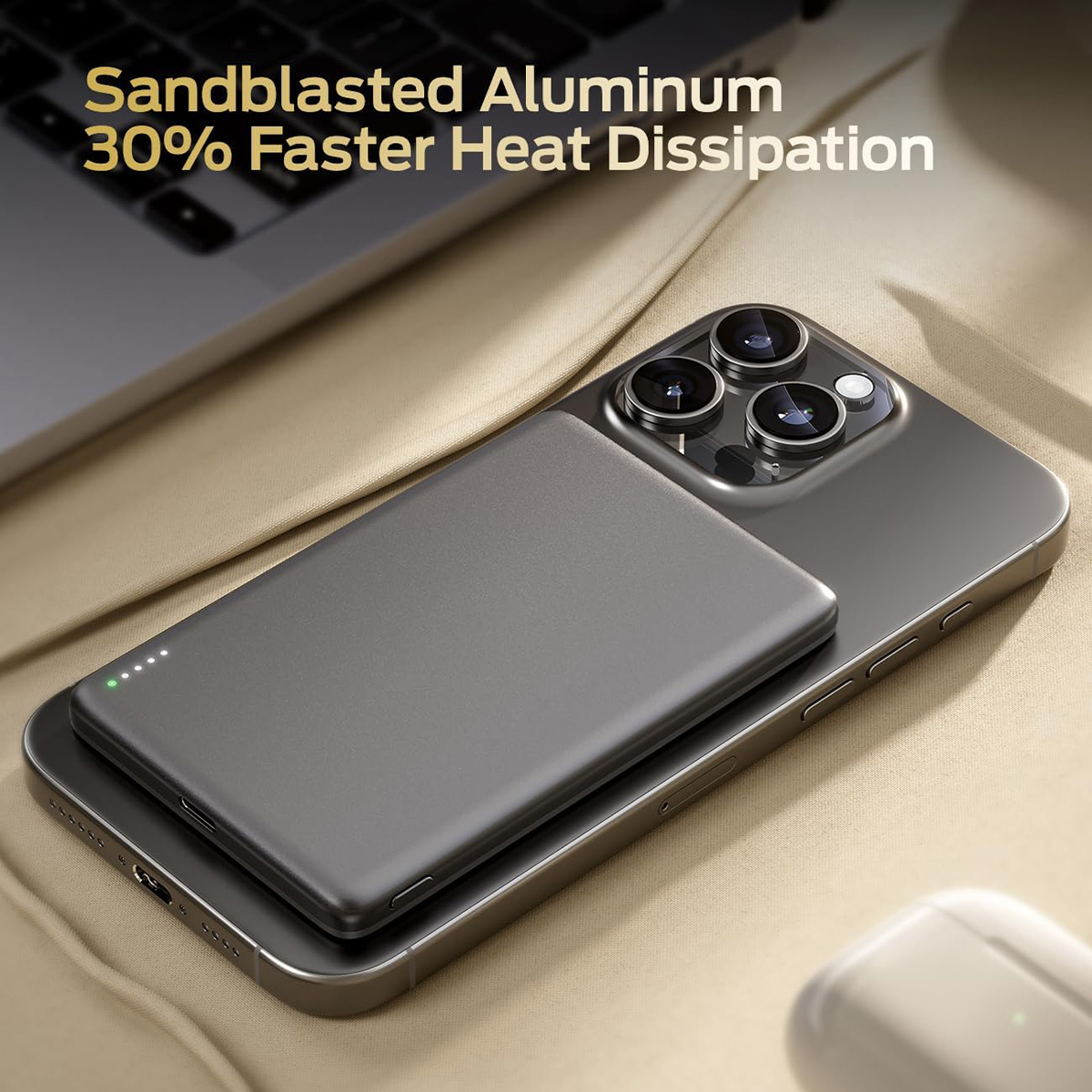 Wireless Magnetic Portable Charger Wireless Power Bank with USB-C Cable-Dreamlock