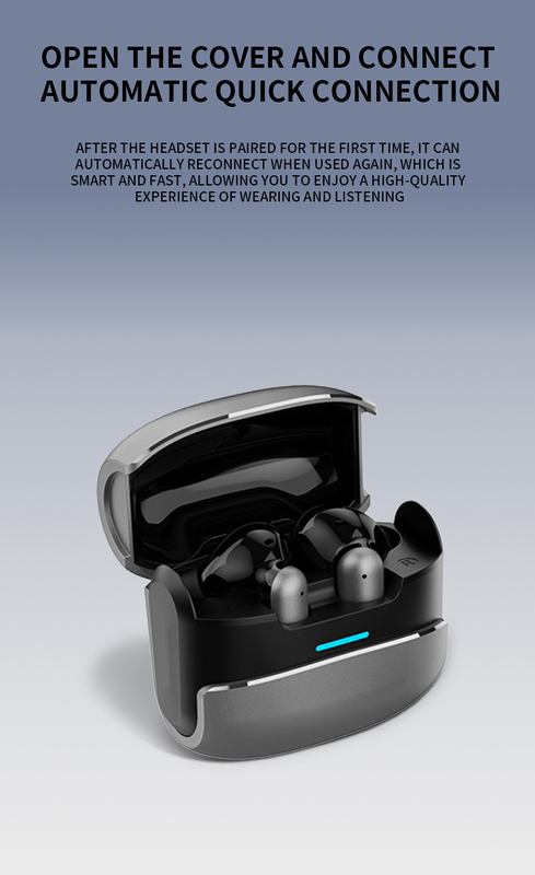 Wireless Bluetooth Earbuds Headphones Metallic Sci-fi Style-Dreamlock