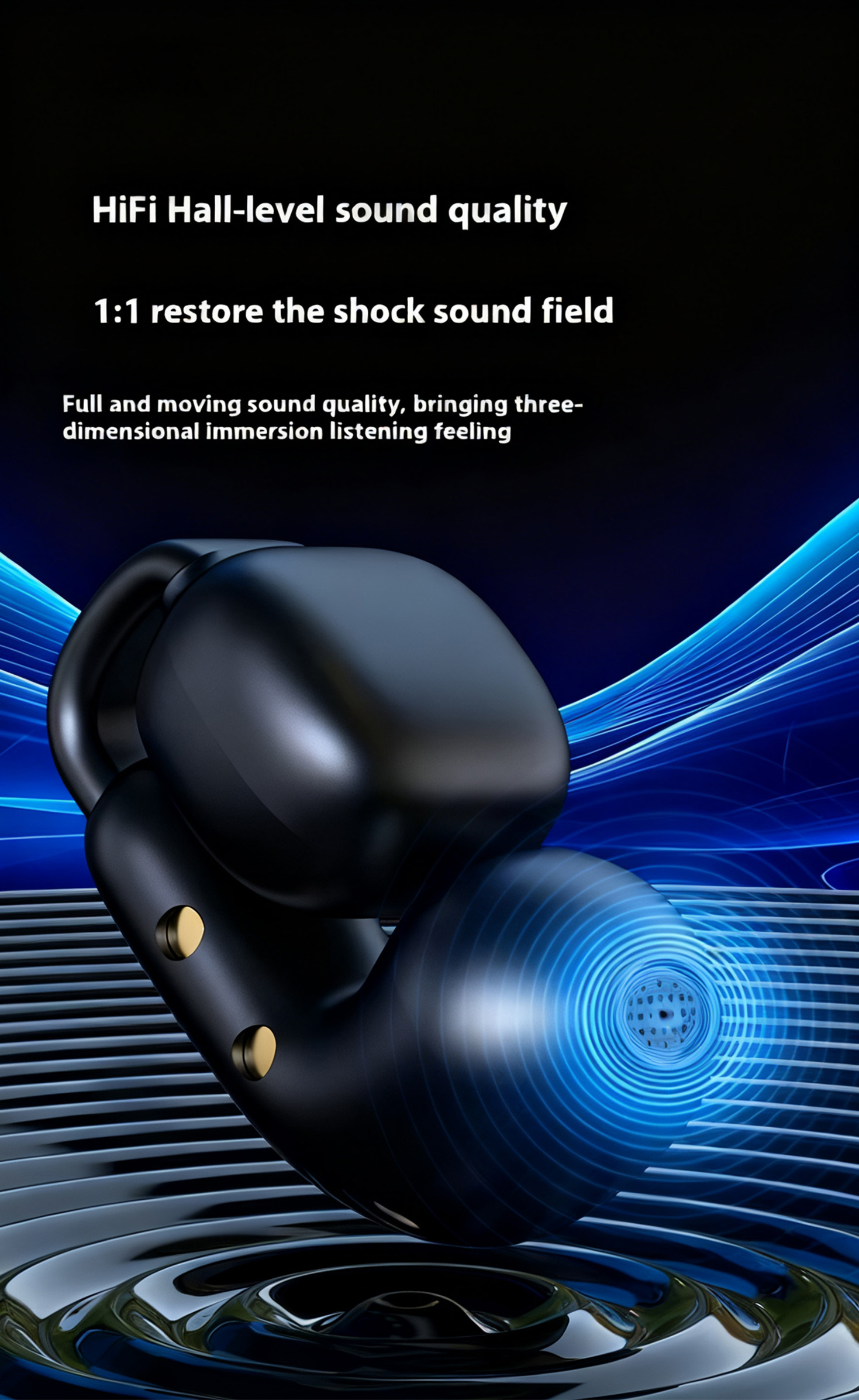 Open Ear Earbuds Wireless Bluetooth Realtime Translation-Dreamlock
