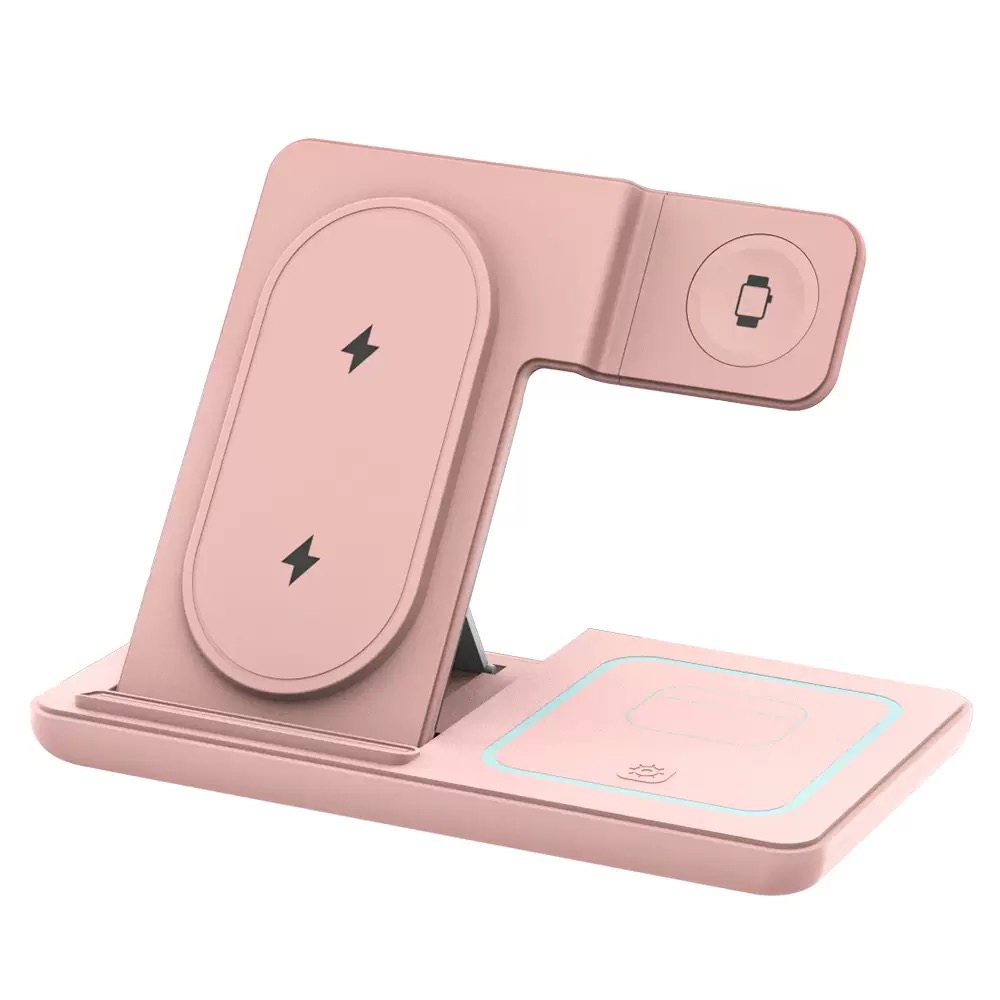 Foldable Wireless Charging Station iPhone 11-17 & Iwatch/AirPods