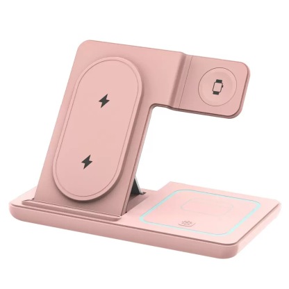 Foldable Wireless Charging Station iPhone 11-17 & Iwatch/AirPods