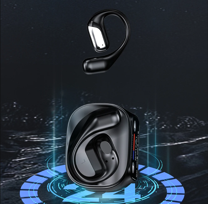 Open Ear Earbuds Headphones with Screen Wireless Bluetooth Realtime Translation-Dreamlock