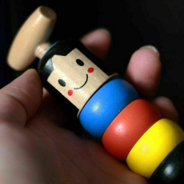 Unbreakable Mr. Immortal Wooden Man Magic Toy -Fun Gift for Kids & Unique Party Trick Toy