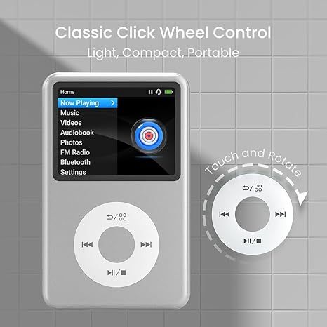 MP3 Player with Bluetooth Portable Music Digital Players