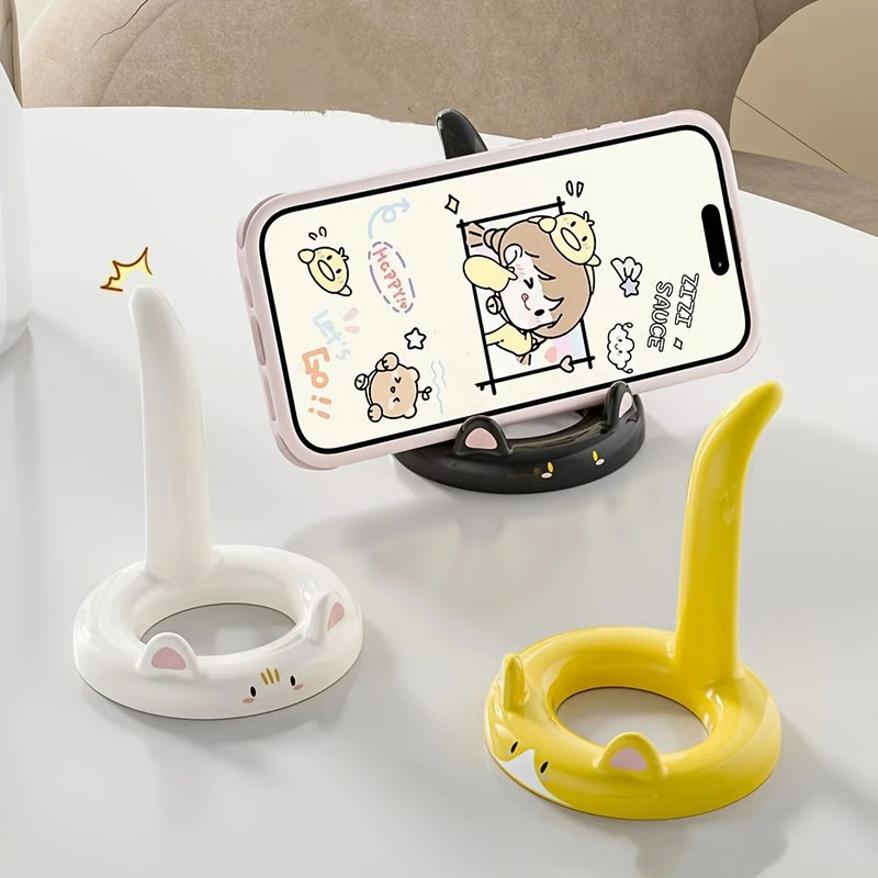 Cute Cartoon Cat Phone Holder