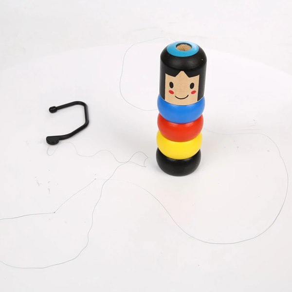 Unbreakable Mr. Immortal Wooden Man Magic Toy -Fun Gift for Kids & Unique Party Trick Toy