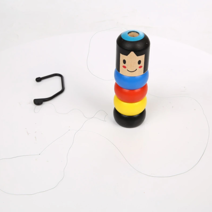 Unbreakable Mr. Immortal Wooden Man Magic Toy -Fun Gift for Kids & Unique Party Trick Toy