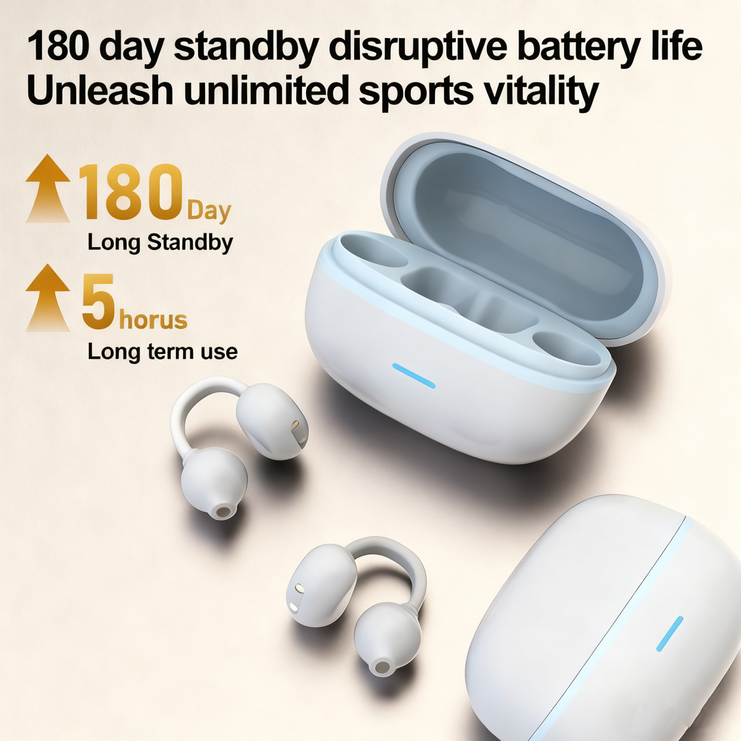 Ai Smart Open Ear Headphone with Real Time Translation-Dreamlock