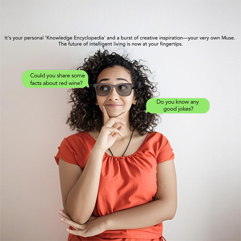 Tappo AI Smart Glasses with Cam