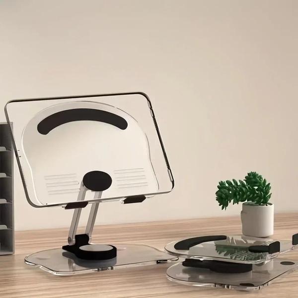 Transparent Rotating Acrylic Tablet Stand