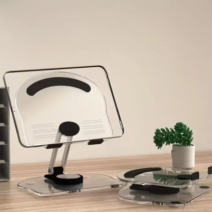 Transparent Rotating Acrylic Tablet Stand