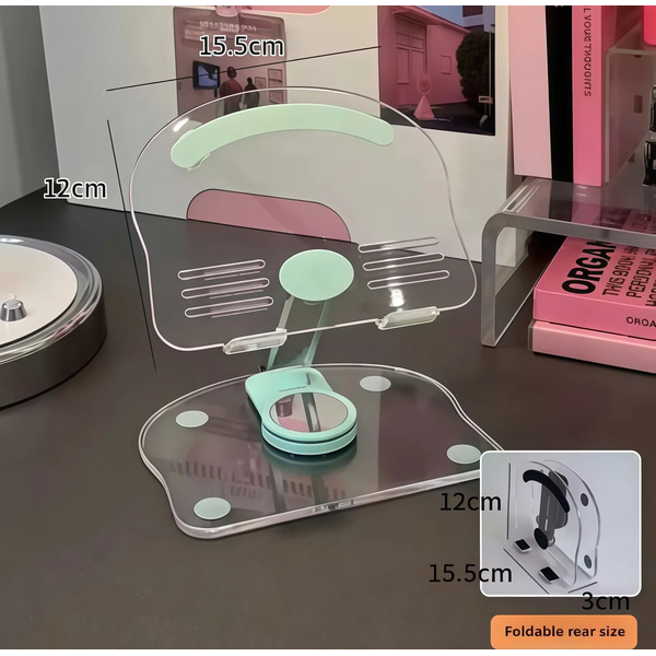 Transparent Rotating Acrylic Tablet Stand