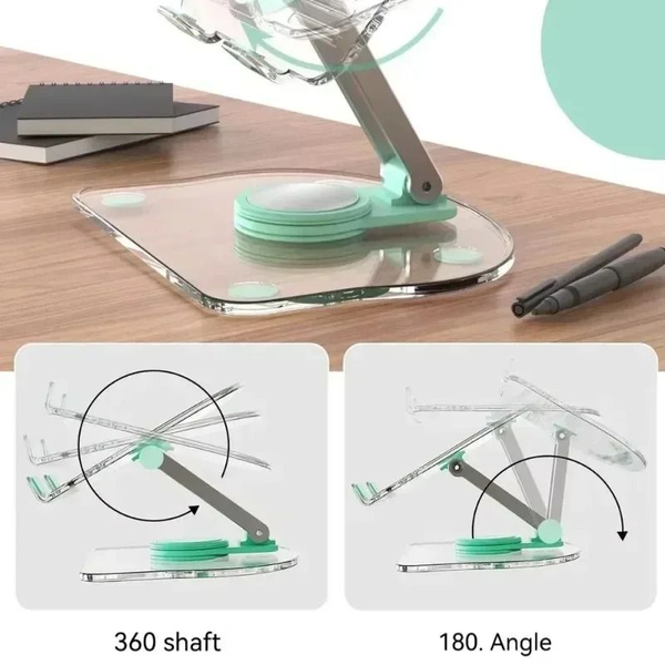 Transparent Rotating Acrylic Tablet Stand