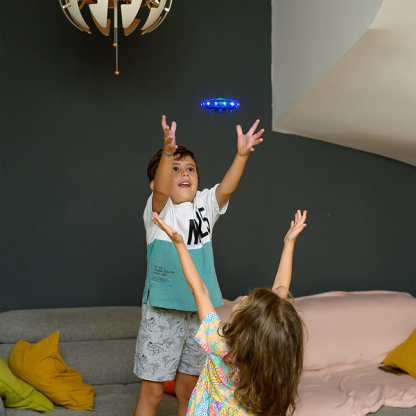 UFO Drone Toy for Kids - Durable & LED Night Flight