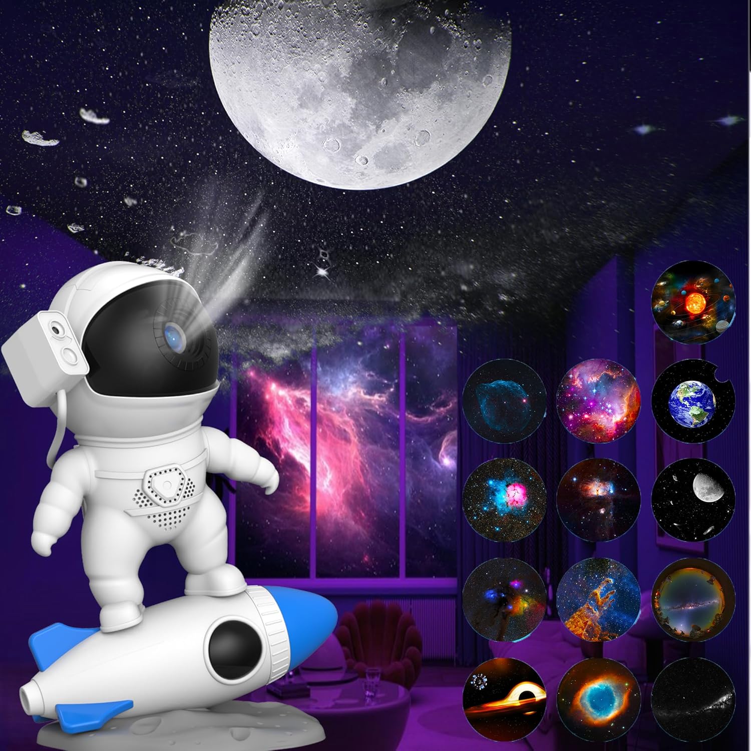Astronaut Galaxy Projector for Bedroom