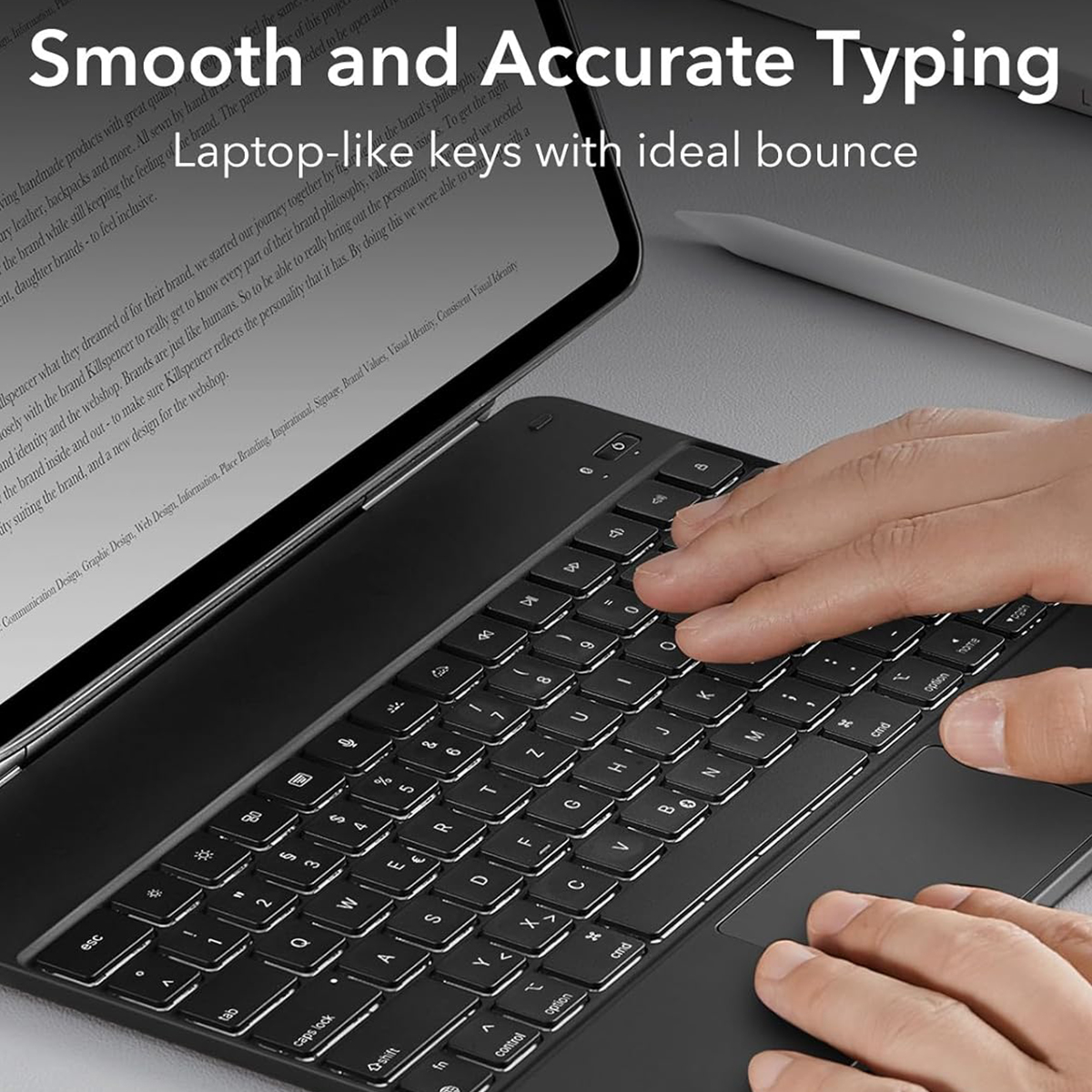 Keyboard for iPad Keyboard with Multi-Touch Trackpad-Dreamlock