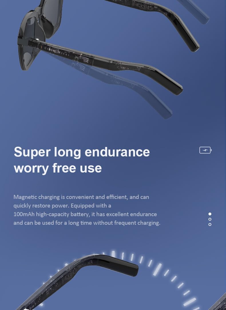 Smart Bluetooth Glasses with Open-Ear Audio UV Protection-Dreamlock