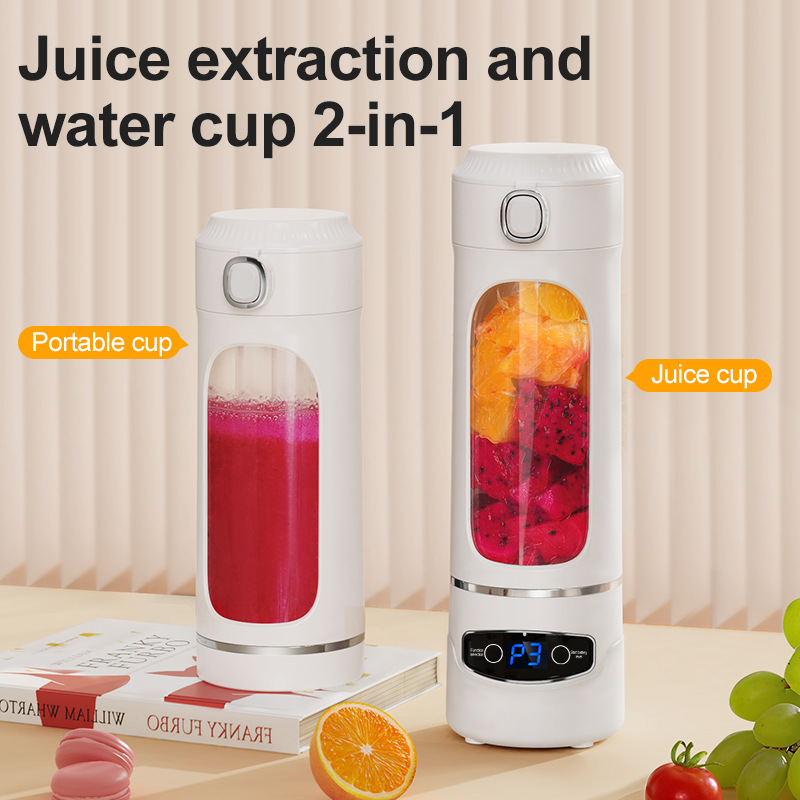 Portable dual-purpose juicing cup