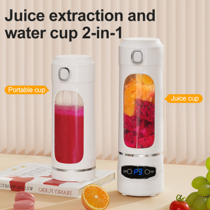 Portable dual-purpose juicing cup