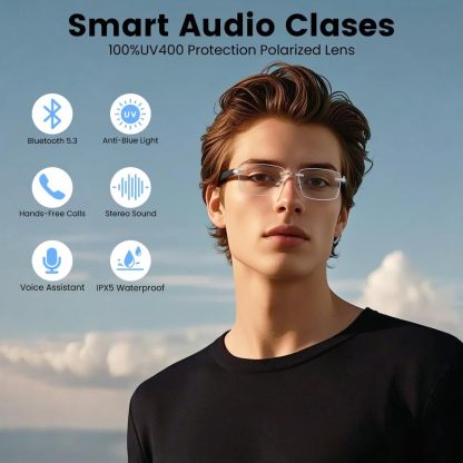 Smart Bluetooth Glasses Musci Playing Free Hand Call-Dreamlock