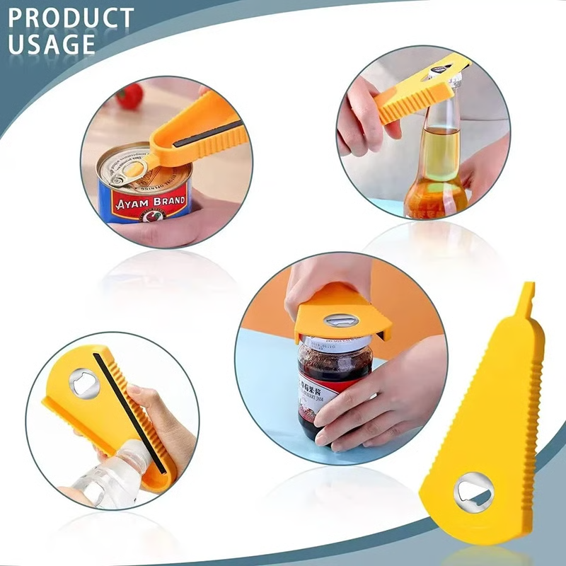Multifunctional Can Opener and Ergonomic Jar Opener for Weak Hands
