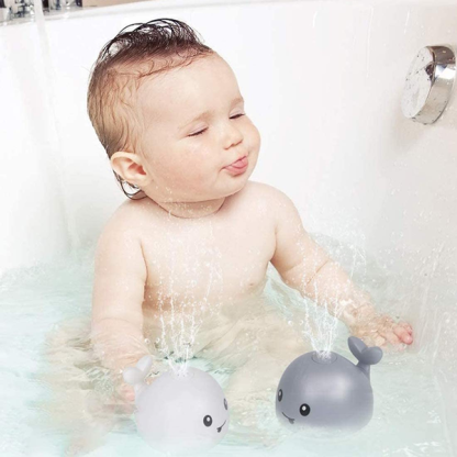 Light Up Whale Bathtub Toy For Kids