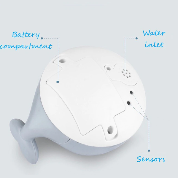 Light Up Whale Bathtub Toy For Kids