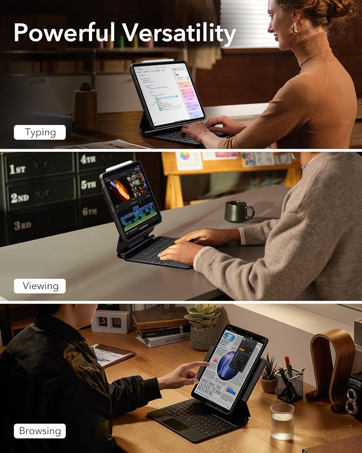 Keyboard for iPad Keyboard with Multi-Touch Trackpad-Dreamlock