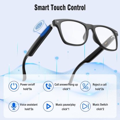 AI Translation Smart Glasses with Chat GPT for Men and Women, Bluetooth Sunglasses with Translator 164 Languages and Color-Change Lens-Dreamlock