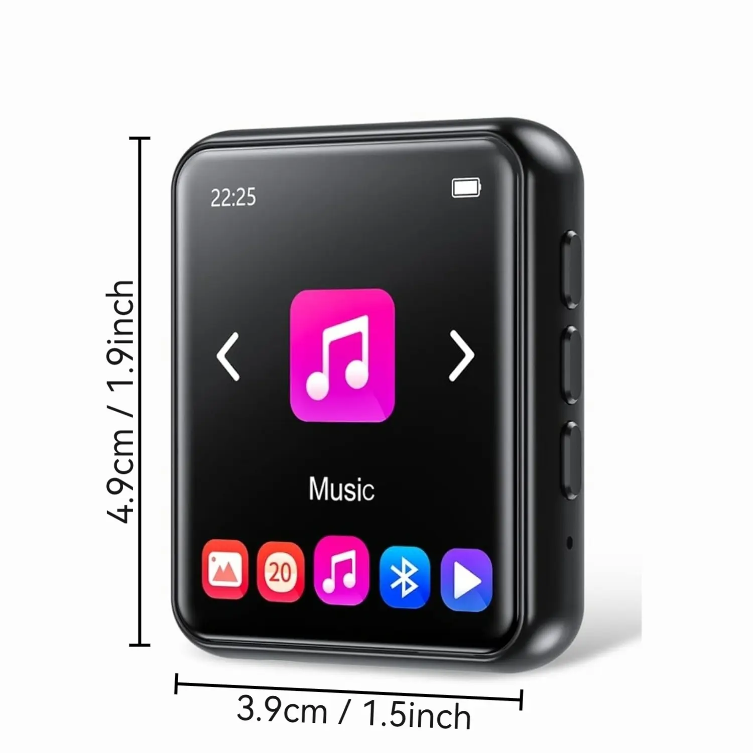 64GB Mini MP3 Player with Bluetooth 5.3