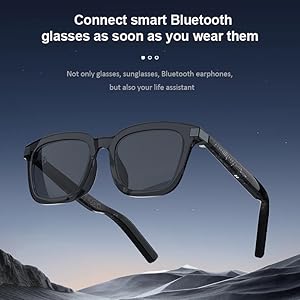 Smart Bluetooth Glasses with Open-Ear Audio UV Protection-Dreamlock