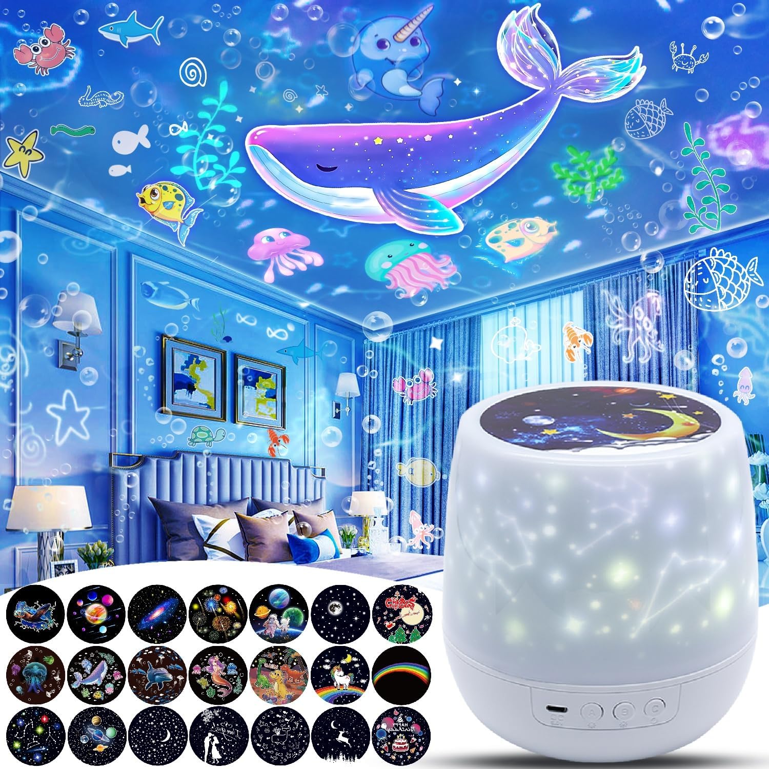 Kids Night Light Projector