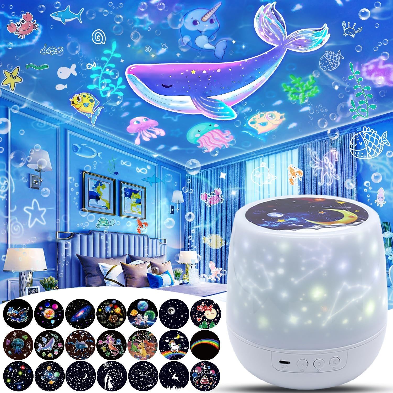 Kids Night Light Projector