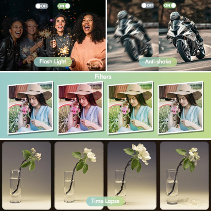 Small Portable Camera With Large Capacity Battery Gifts For Girls