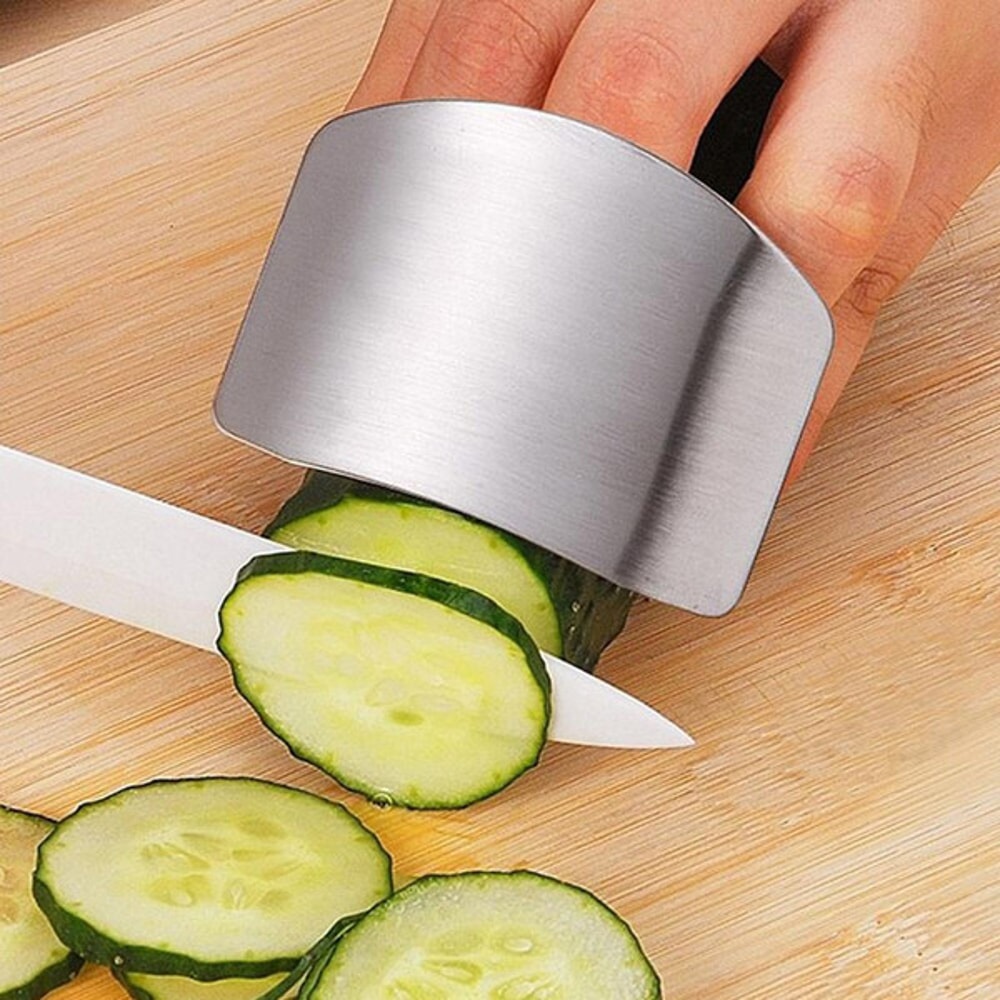 Premium Stainless Steel Chef Finger Guard – Metal Finger Protector & Knife Guard for Safe Cutting