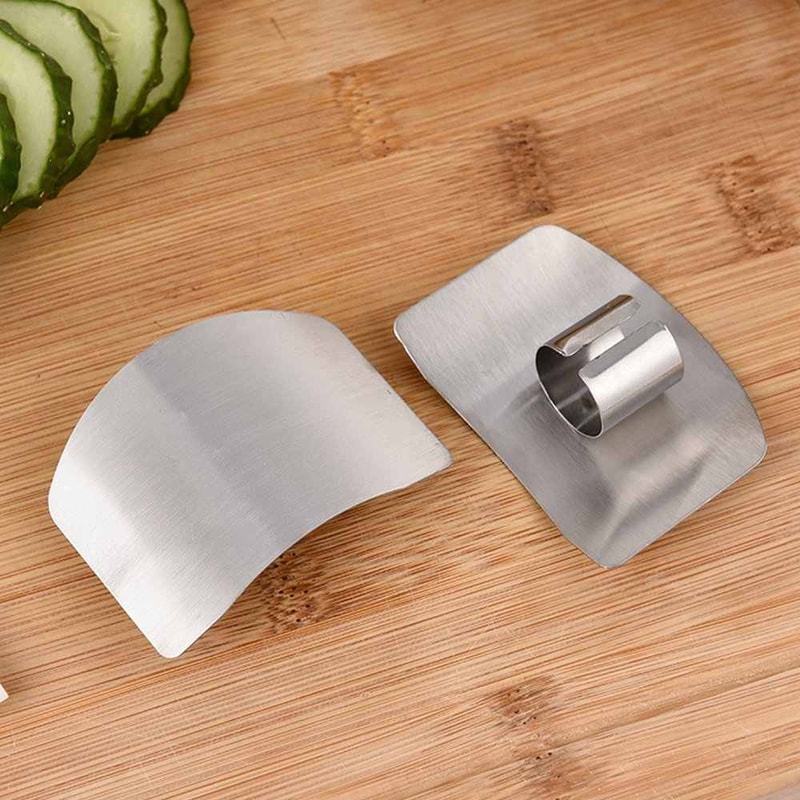 Premium Stainless Steel Chef Finger Guard – Metal Finger Protector & Knife Guard for Safe Cutting