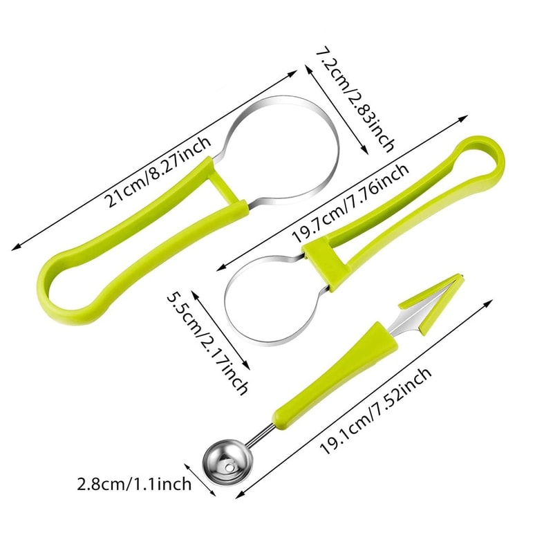 4-In-1 Stainless Steel Fruit Set