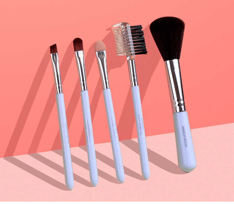 Ueno Latin America Makeup Brush Set Portable Makeup Set Brush Beauty Makeup Tool 6-pack