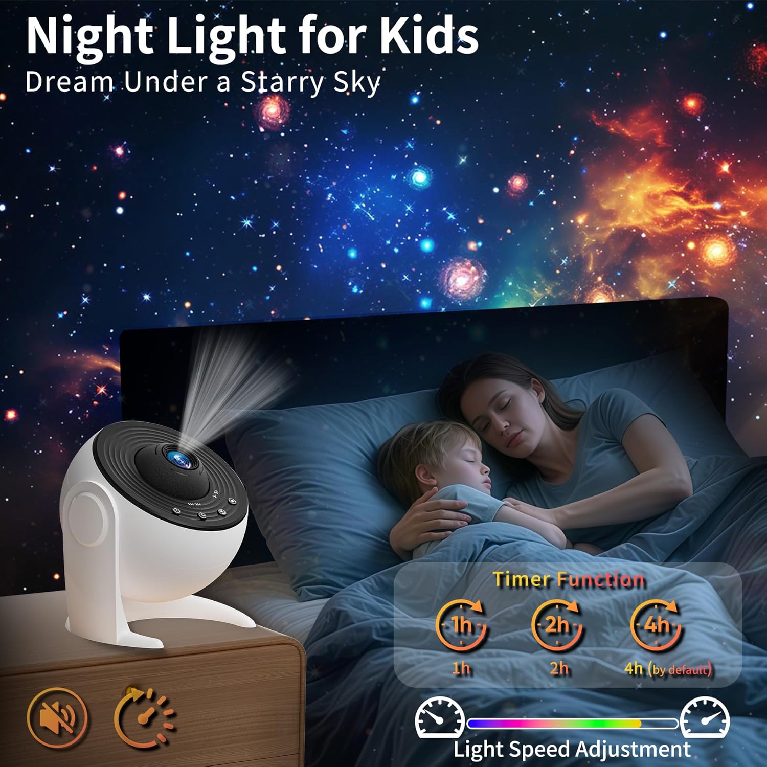 Galaxy Projector for Bedroom