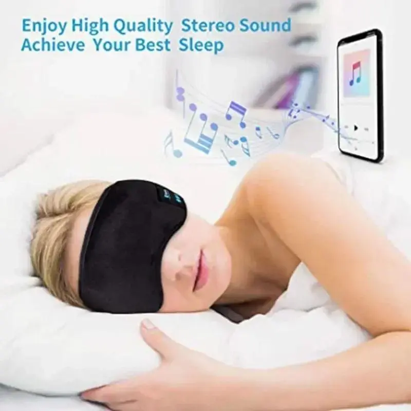 Bluetooth Sleep Mask with 3D Sleep Aid