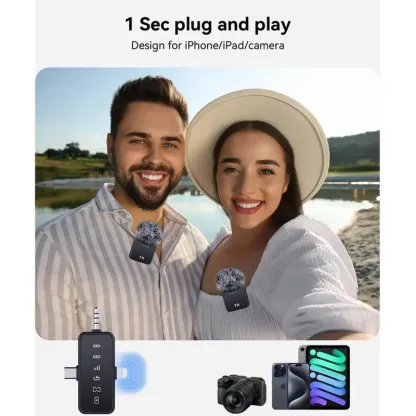 3 in 1 Microphone for iPhone/Android/Camera