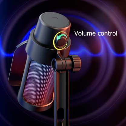  RGB Computer Microphone for Gaming Electronic Sports Recording Live Broadcast 