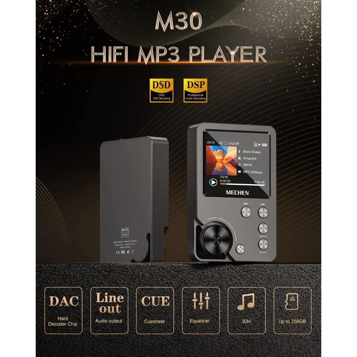 64G MP3 Player Portable Audio Player