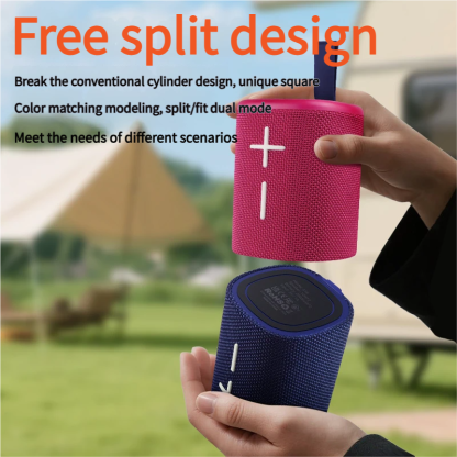 Portable Magnetic 2-in-1 Bluetooth Speaker
