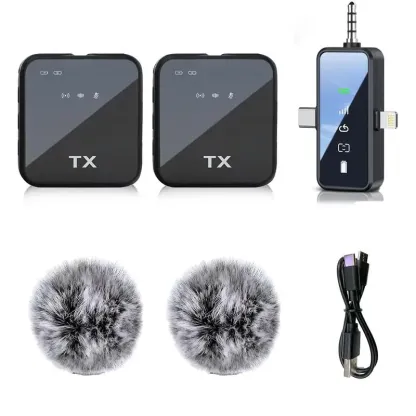 3 in 1 Microphone for iPhone/Android/Camera