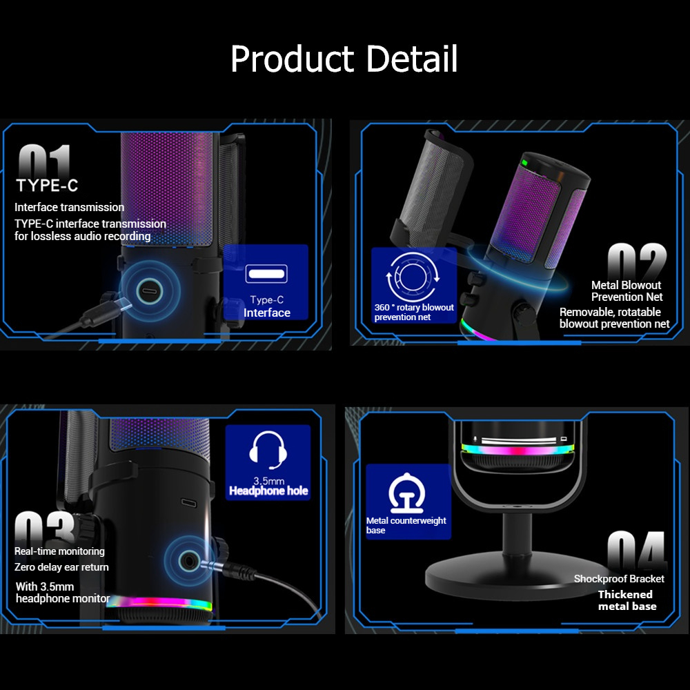 M16 USB Streaming Microphone 