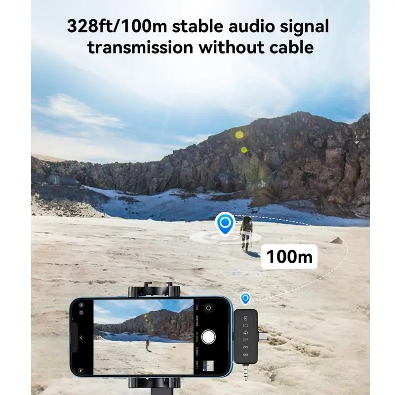 3 in 1 Microphone for iPhone/Android/Camera